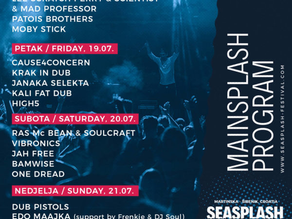 MAINSPLASH raspored